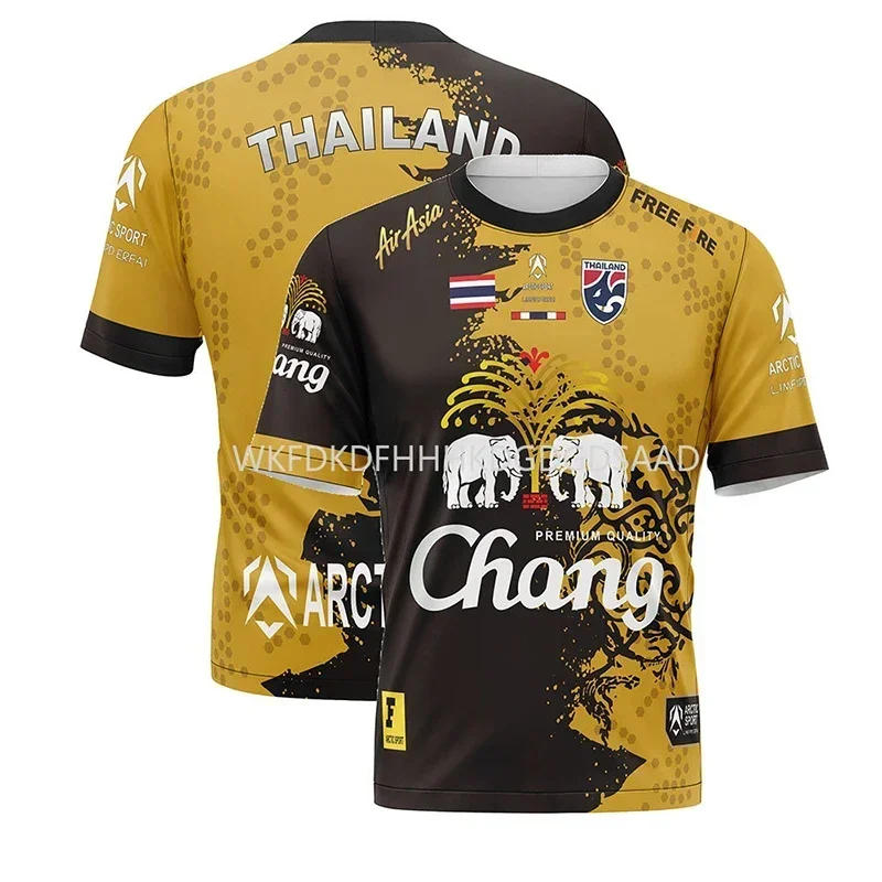 Hot Thailand Changze Unisex T-shirt 3D Printing Quick Drying Casual O Collar Short-sleeved Men's Plus-size Outdoor Sports Top