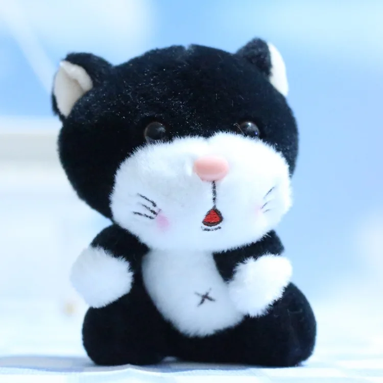 New Cartoon Kawaii Simulation Tiger Plush Toys Keychain Pendant Creative Cute Soft Tiger Plush Backpack Pendant Birthday Gift