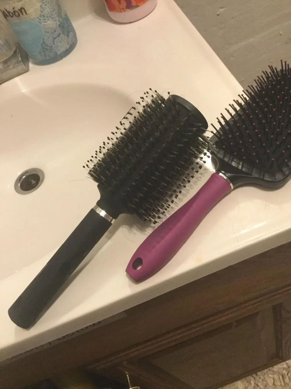 Escova de cabelo Desvio Seguro Stash Can, Recipiente secreto com comestível, Cheiro à prova sacos