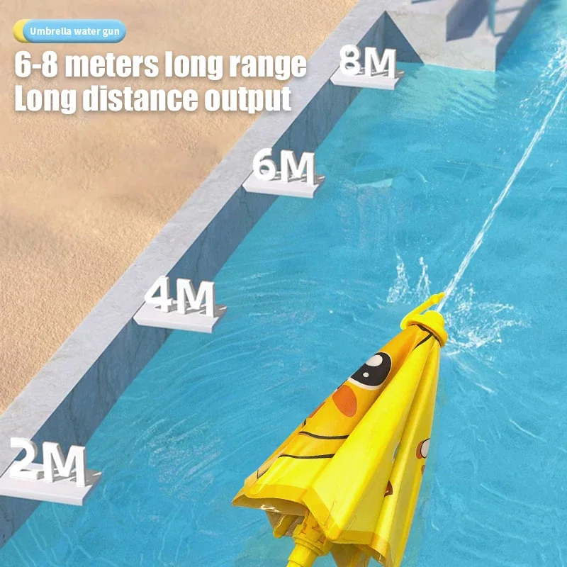 Nouveau jouet créatif de pistolet à eau avec un petit parapluie, jouets d'eau de Rafting de plage d'été, jouets de plage de piscine pour cadeaux de fête d'anniversaire