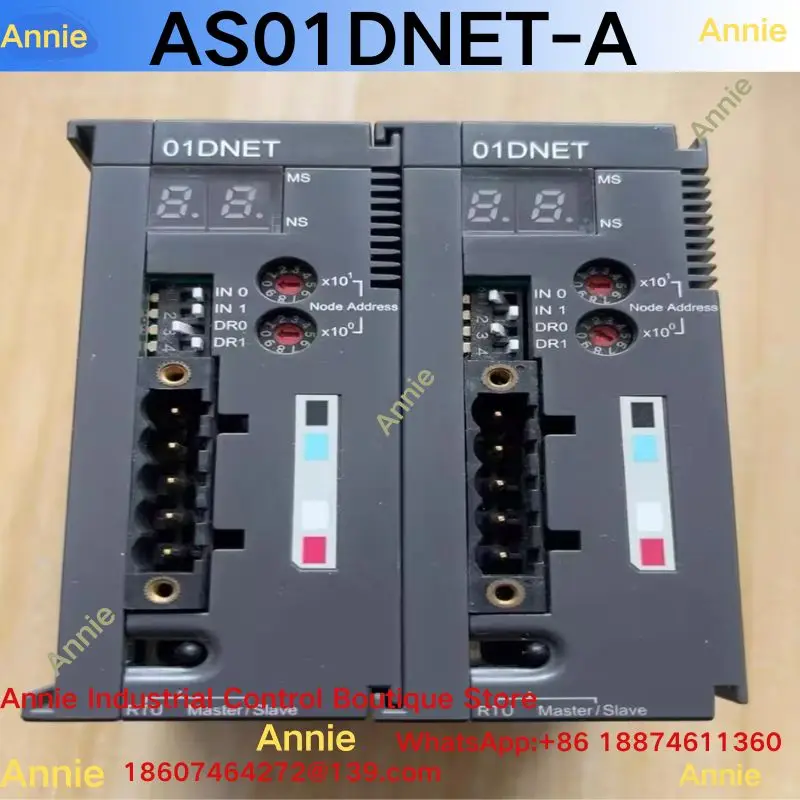 

Б/у, проверенный, исправный программируемый контроллер AS01DNET-A, коммуникационный модуль