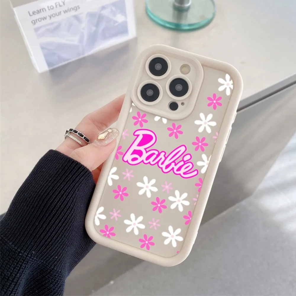 Barbie Cartoon Phone Case For iPhone 15 14 12 11 13 PRO MAX Plus X XS XR Soft TPU Back Cover