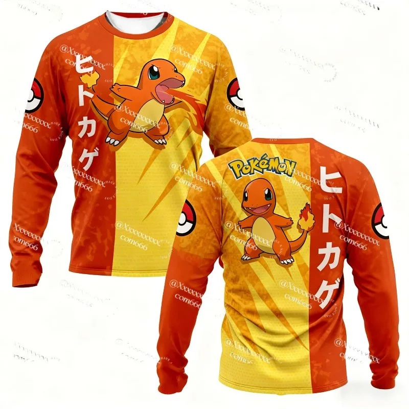 novo-pok-e-mon-pikachu-adulto-masculino-quatro-estacoes-manga-comprida-secagem-rapida-esportes-camiseta-infantil-anime-topo