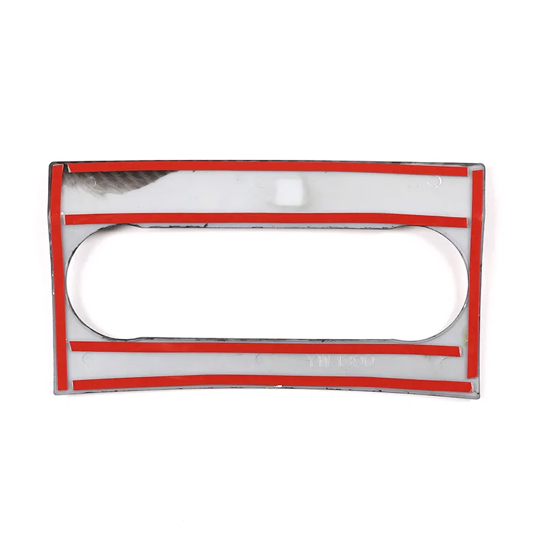 لمرسيدس بنز GLK X204 2008-2015 ABS ألياف الكربون سيارة مركز وحدة التحكم لوحة مزخرفة ملصق اكسسوارات السيارات الداخلية #6