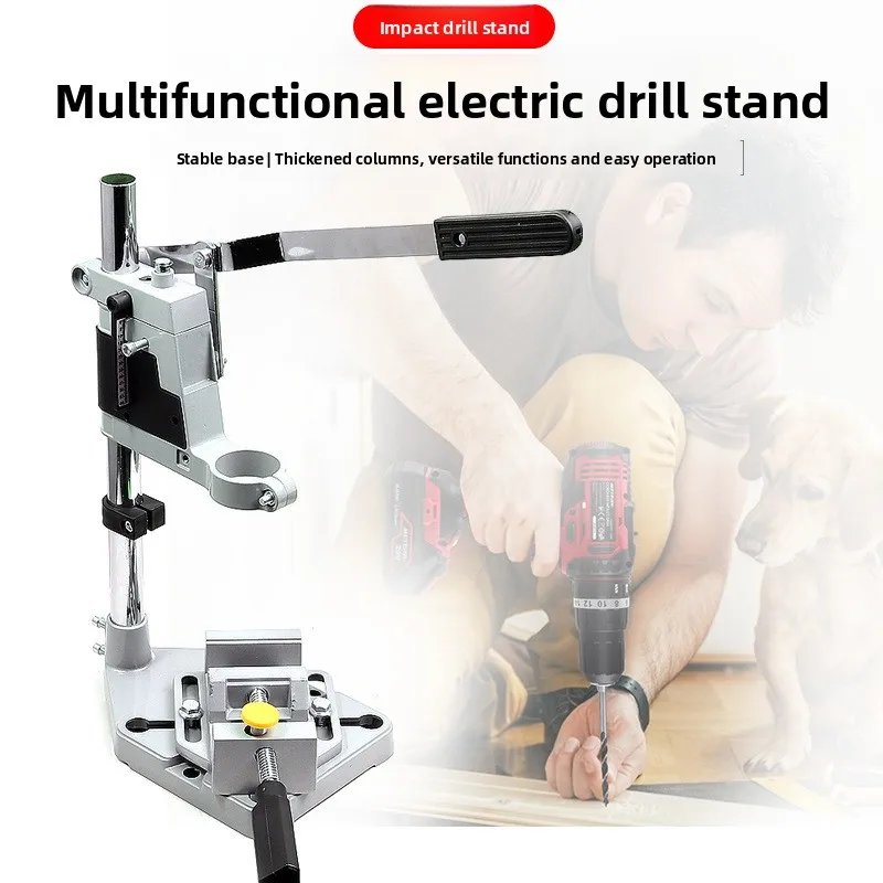 Mini Hand Drill Holder Multifunctional Angle Grinder Bench Drill Holder Flat Mouth Pliers for Drilling Machines