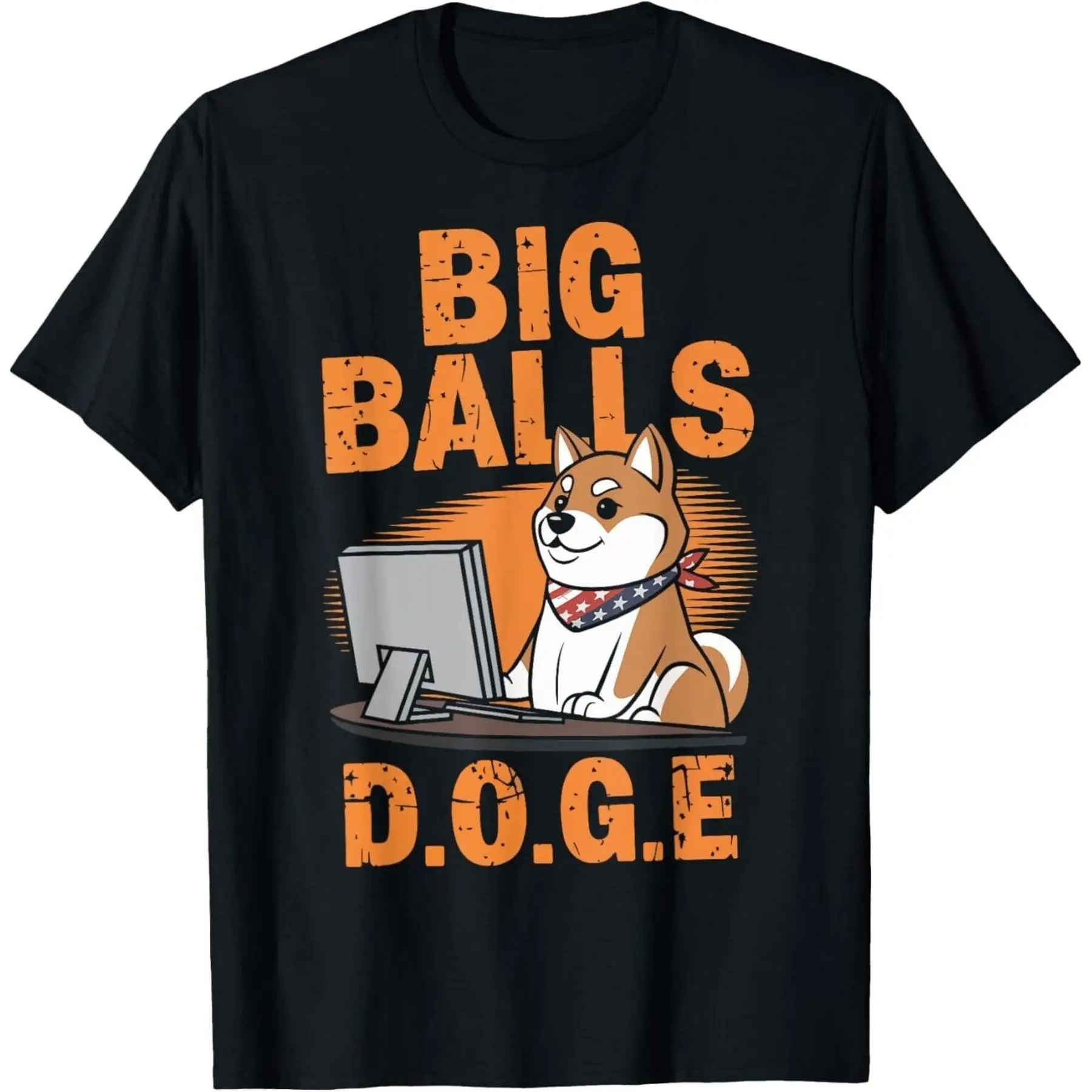 

Big Balls D O G E DOGE Забавная футболка унисекс Футболка