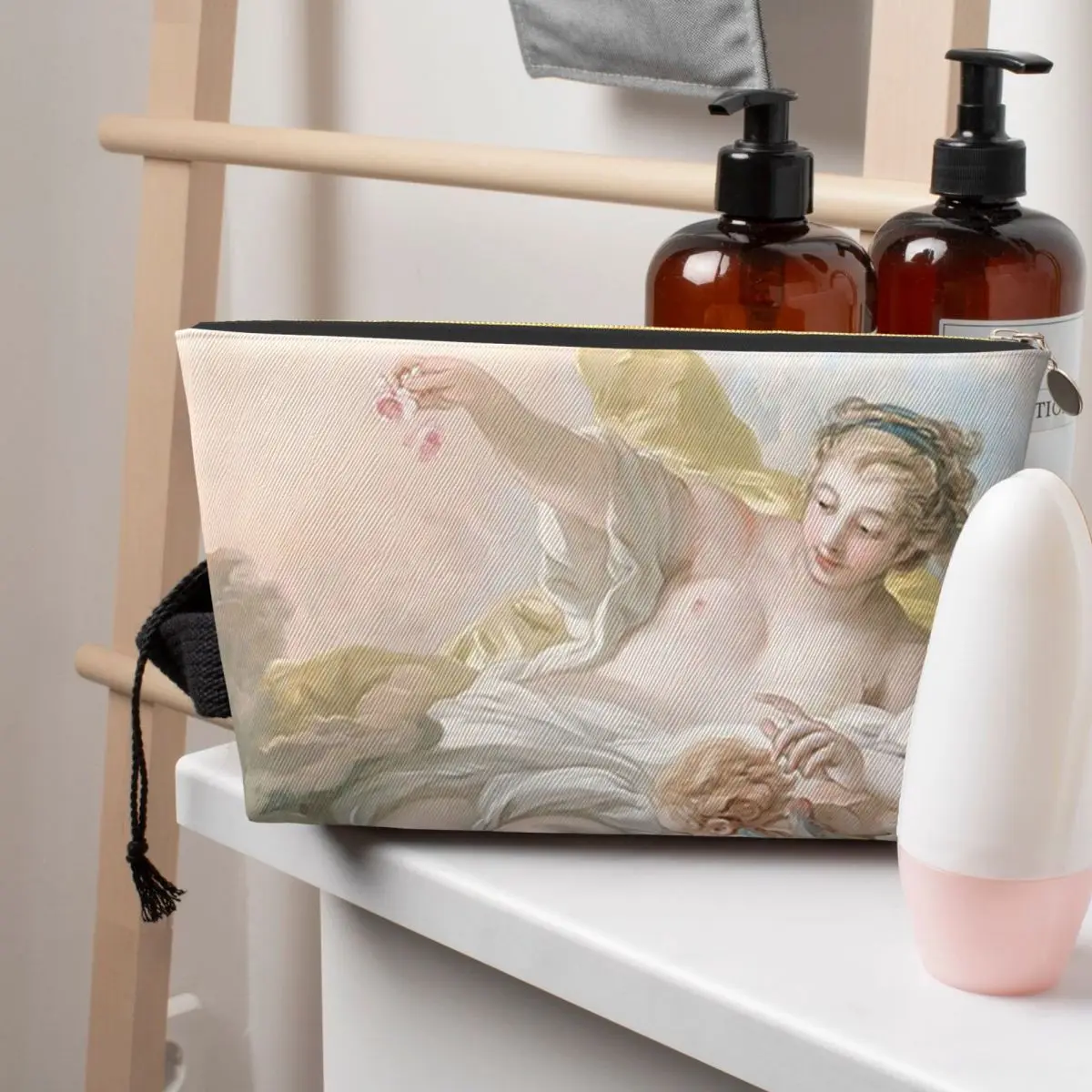 

Aurora And Cephalus Renaissance Light Academia Aesthetic Throw Blanket07 Women Cosmetic Bag Travel Makeup Organizer Pouch