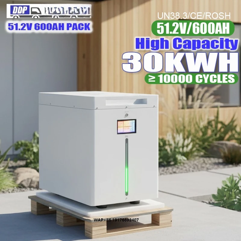 2026 Trending Product 51.2V 600AH All in One 30kwh 60Kwh Solar Energy Storage System 30 kwh KW 30kw Lifepo4 Lithium Battery PACK