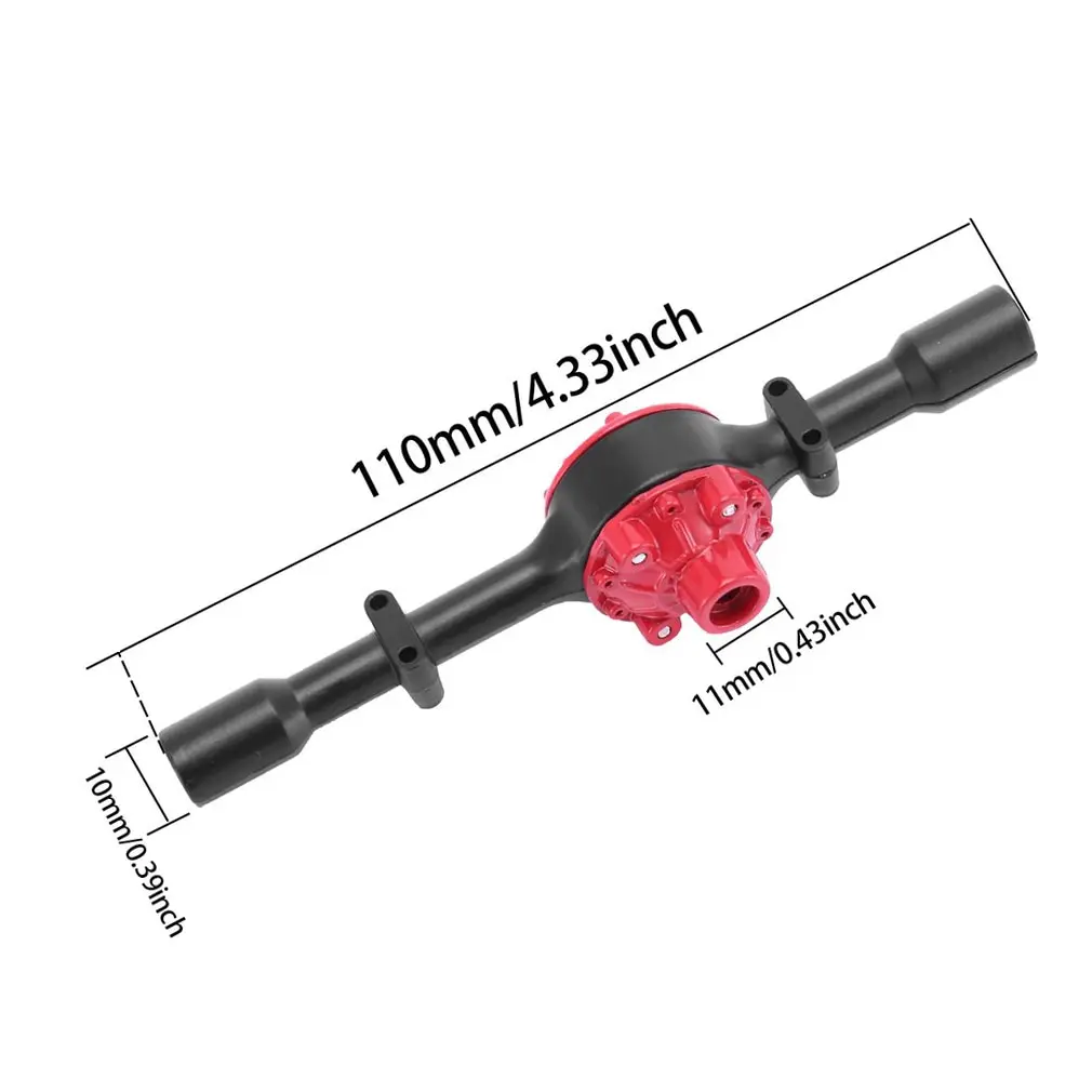 Obudowa tylna oś biegów metalowy samochód RC z wałem napędowym do WPL D12 C14 C24 C24-1 B14 B24 B36 Mini części modyfikacyjne modernizacyjną