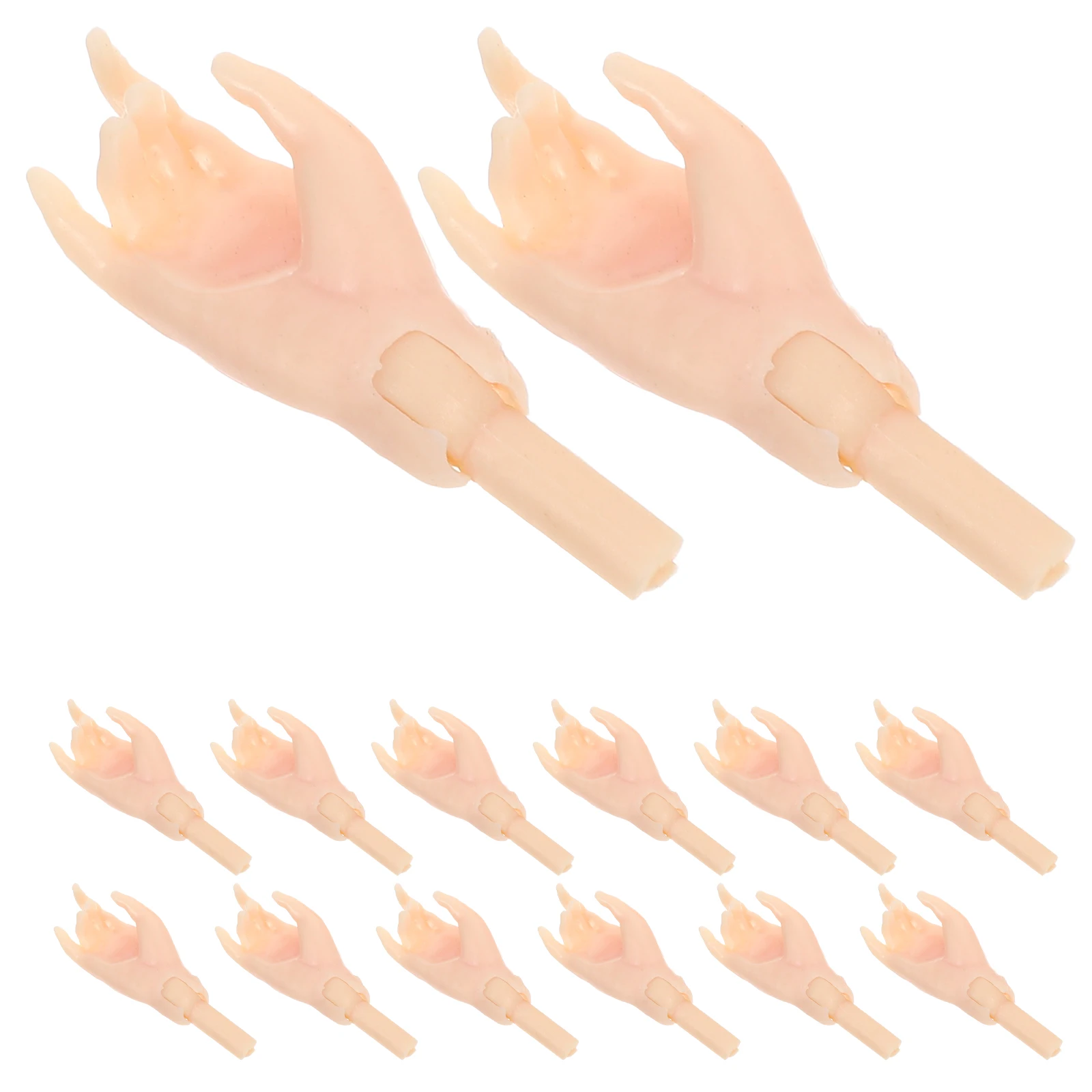 

24pcs Realistic Miniature Hands For Replacement Kit Lifelike Movable Parts Compatible With Various Body Accessories