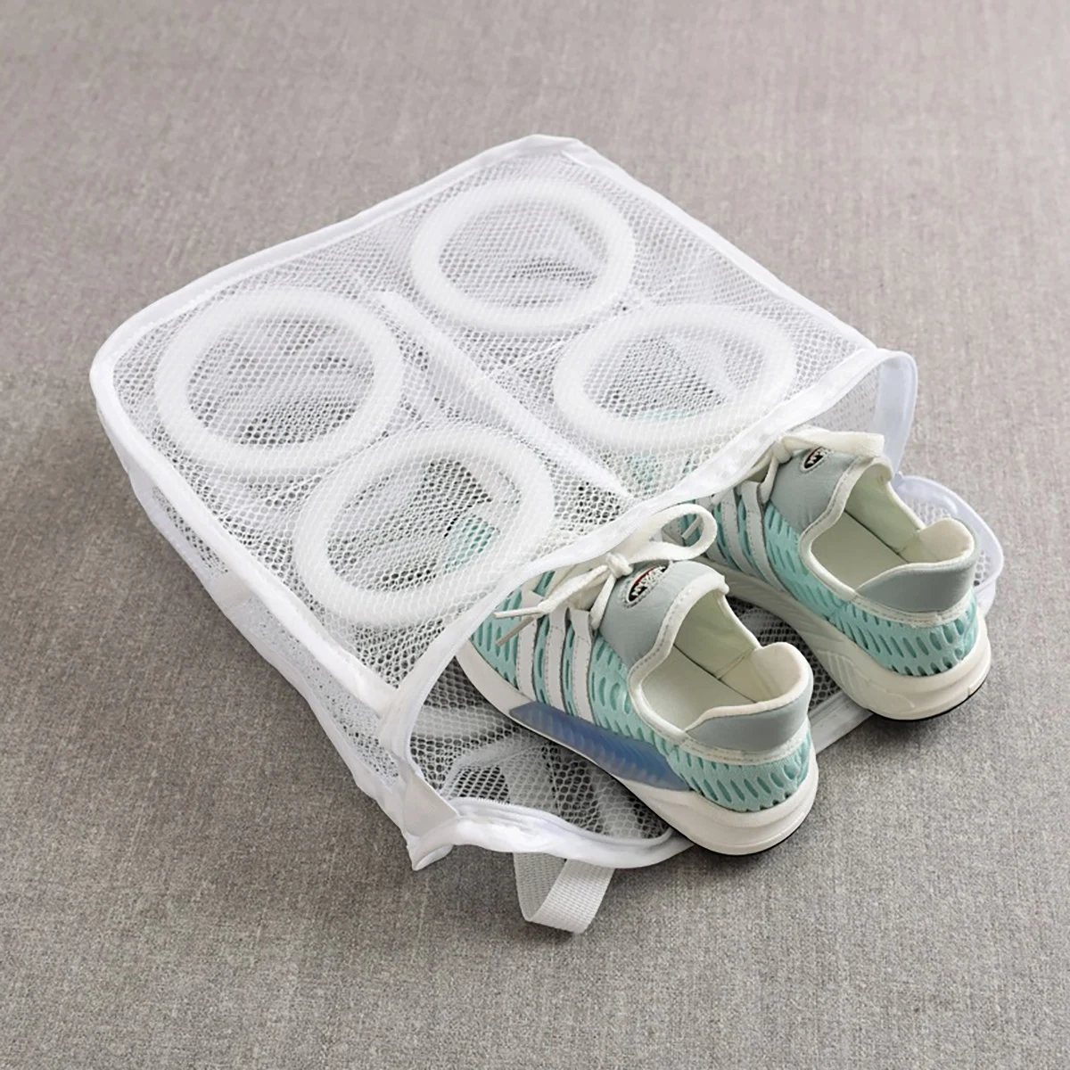 3pcs/set Mesh Laundry bag Washing Machine Shoes Bag Travel Storage bags Portable Anti-deformation Protective Clothes organizer