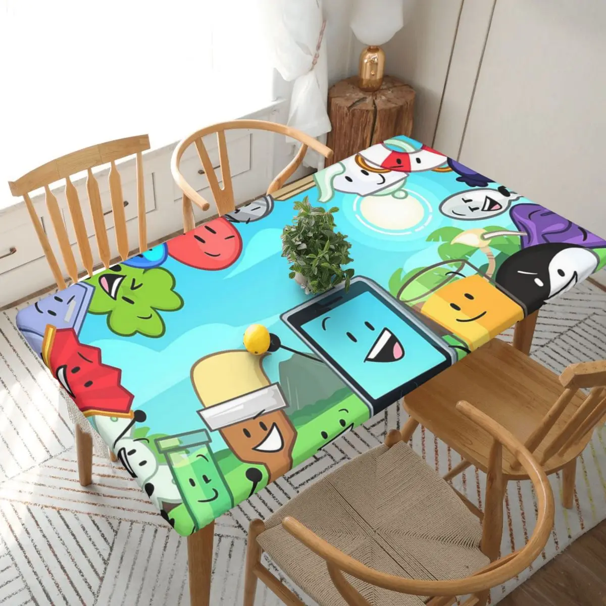 Inanimate Insanity Invitational Customized Rectangular Tablecloth Waterproof Table Cover for Dining Events Table Cloth