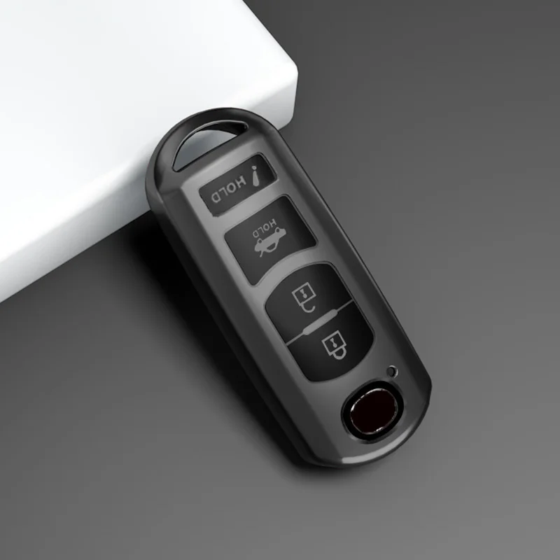 TPU Car Remote Key Case Cover Shell Fob For Mazda 2 3 6 Atenza Axela Demio CX-5 CX5 CX-3 CX7 CX-9 CX30 MX-5 Accessories Keychain