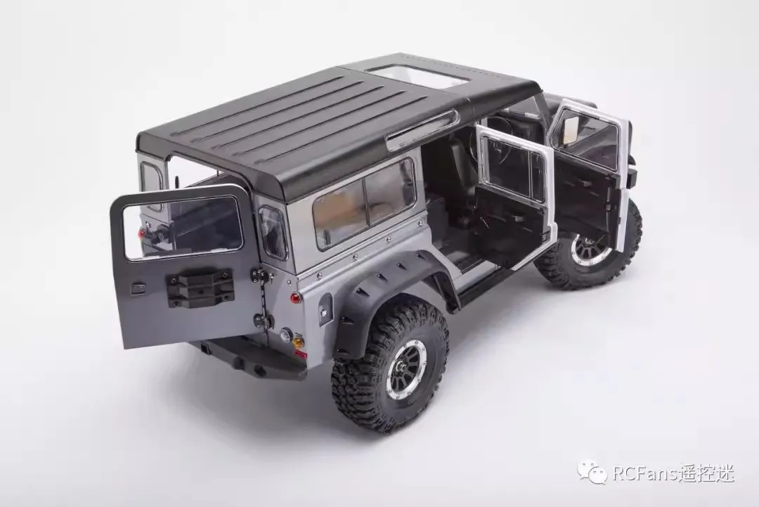 YK4104 Vehículo todoterreno eléctrico con Control remoto a escala 1/10, carcasa dura, tracción en las cuatro ruedas con función de escalada de alta y baja velocidad