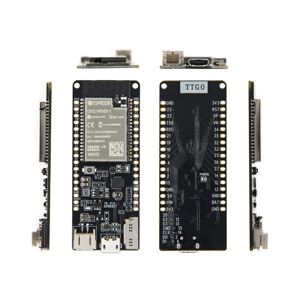 TTGO T8 V1.8 Q131 ESP32 WROVER TF Card 8MB PSRAM WiFi Module Bluetooth Development Board