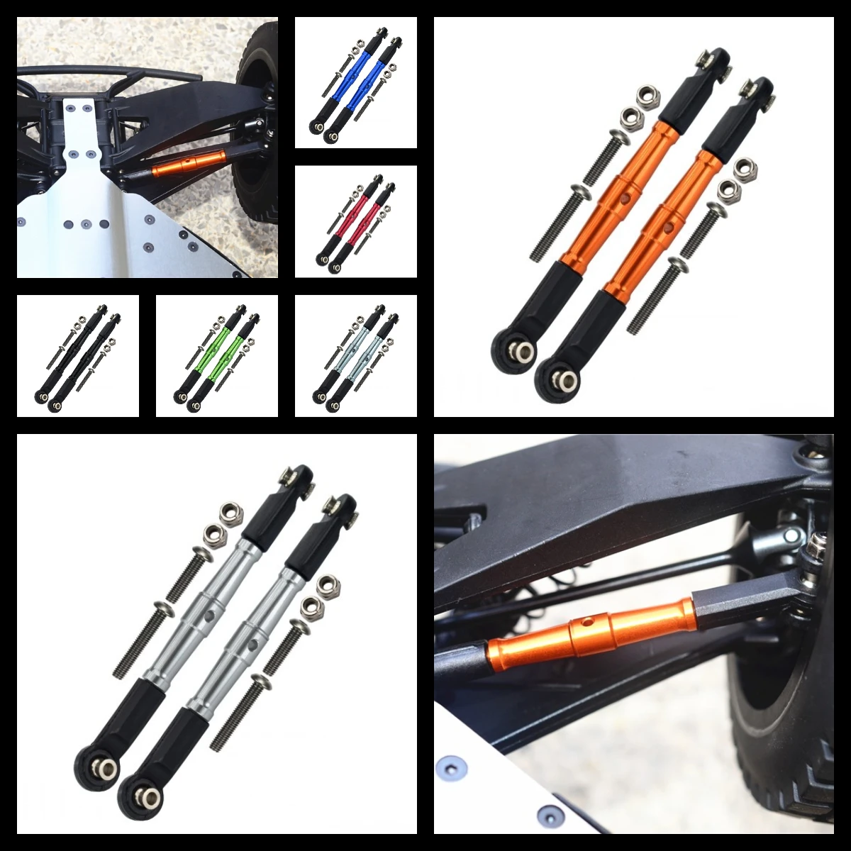 

GPM Aluminum Front Turnbuckle For Steering For LOSI 1/10 Baja Rey 1.0 / 2.0