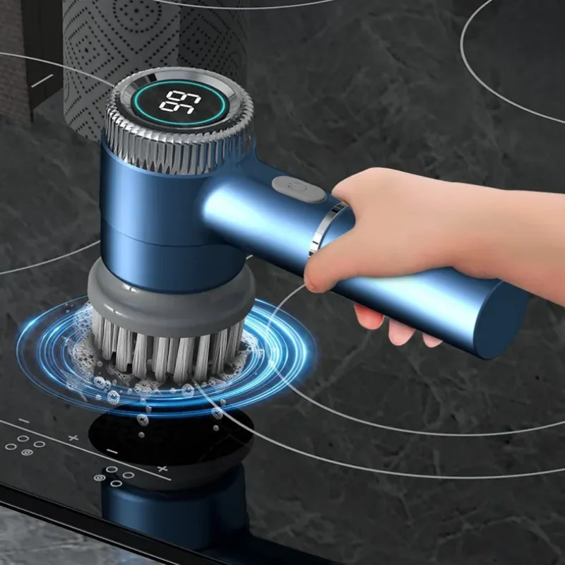 Multifunctional Electric Cleaning Brush, Handheld Kitchen Cleaning Brush, Cordless Convenient Dishwasher