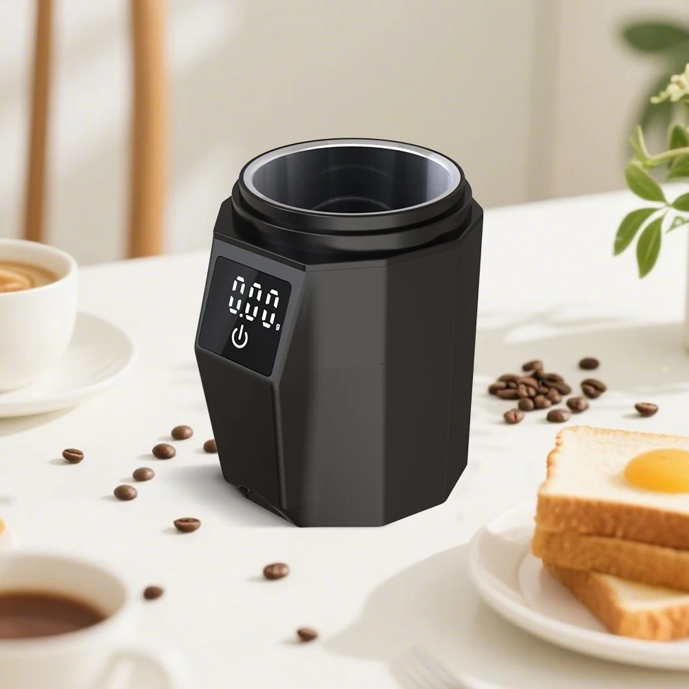 شاشة ديجيتال 0.1 جرام مقياس اسبريسو دقيق ومرشحات القهوة 58 مم كوب جرعات اسبريسو لعد وقياس طحن القهوة