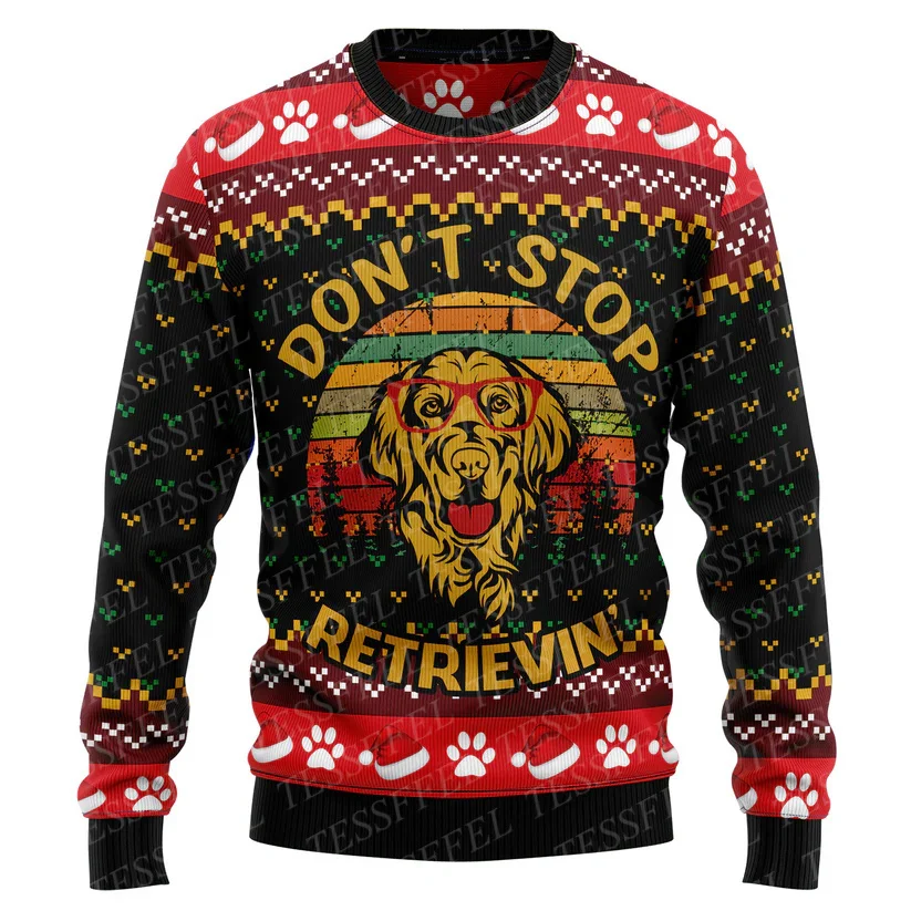 

Halloween Christmas Cosplay Cat Santa Claus Anime Cartoon Vintage Winter Ugly Sweater 3DPrint Harajuku Pullover Sweatshirts X4