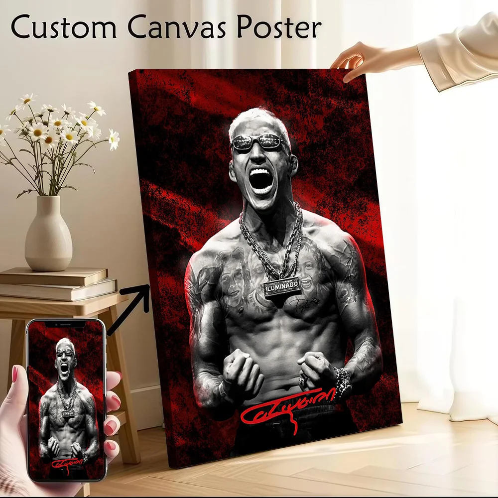 Charles Oliveira Canvas Poster Customizable Pictures Wall Art Canvas Painting for Decoration Living Room Decor Wand Deko Home