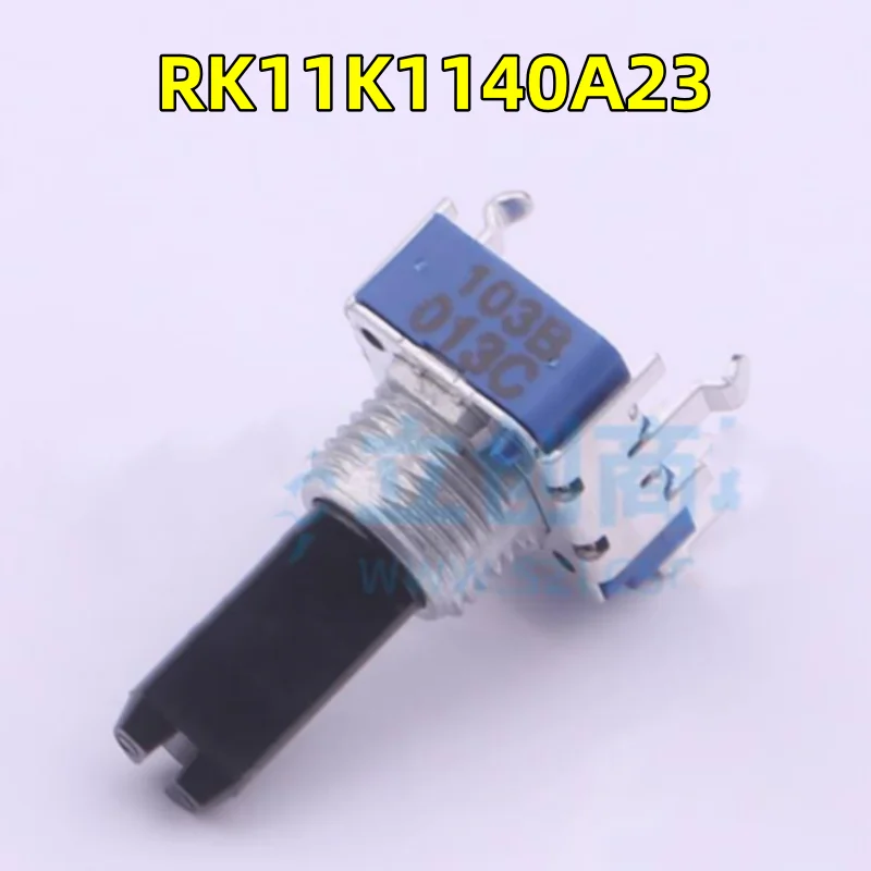 10 PCS / LOT ALPS Alpine RK11K1140A23 potentiometer B10K axis length 18mm power discharge potentiometer 4 foot position