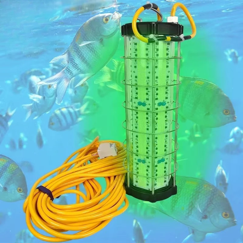 High power 3000w stainless steel underwater led fishing green light
