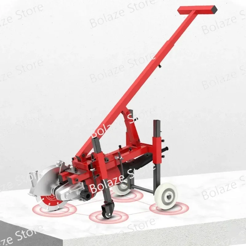 Concrete Slotting Hand-push Type Floor Slotting Rack Sub-concrete Road Cutting Machine Bracket Excluding Slotting Machine