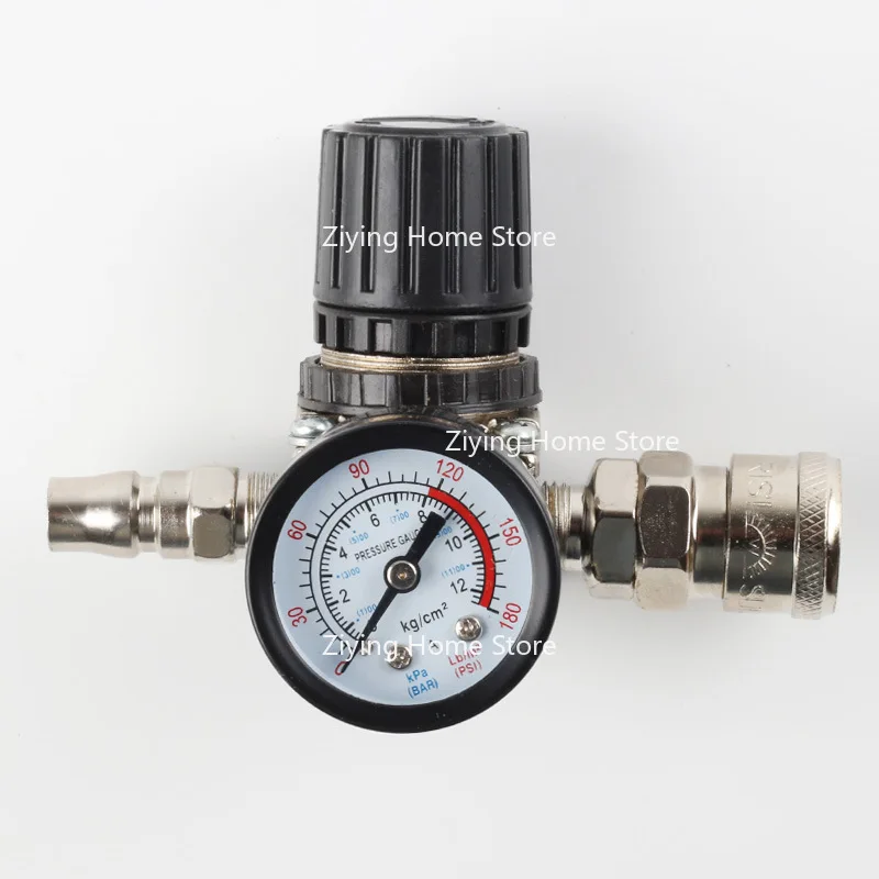 

Подходит для клапана регулирования давления воздушного компрессора с шарнирным переключателем 140PSI, манометр с квадратным железным корпусом и тремя отверстиями