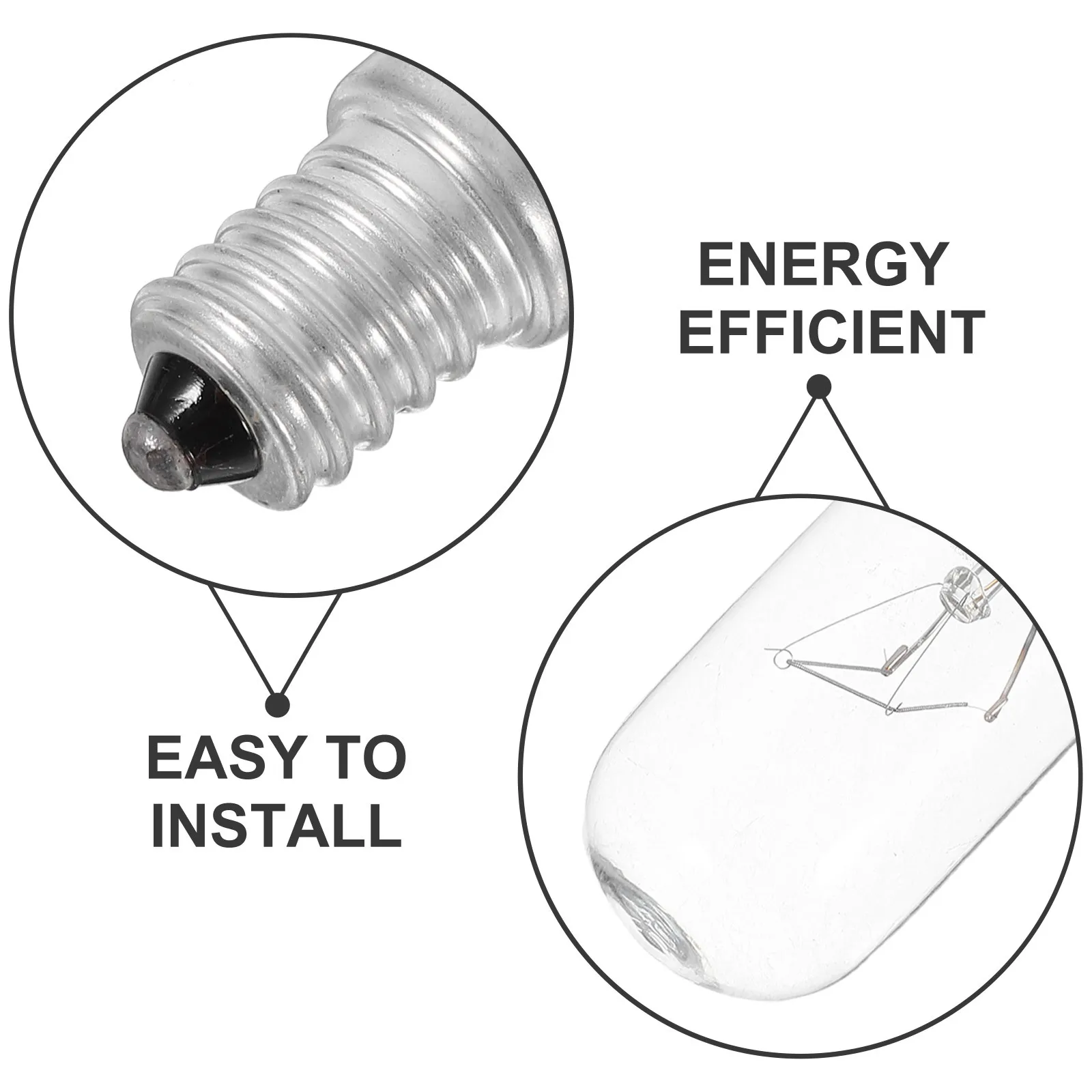 2 قطعة هود تنفيس مصابيح كهربائية E14 شقة LED للمطبخ شفاط المطبخ طباخ الأجهزة مصباح مشرق كفاءة أداء موثوق #6
