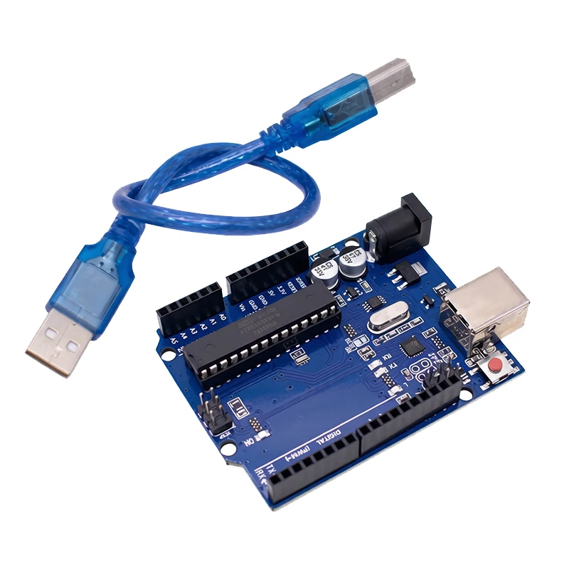 UNO‑R3 ATMEGA328P Development Board CH340G USB Serial Microcontroller Module For Arduino DIY Electronic STEM Project