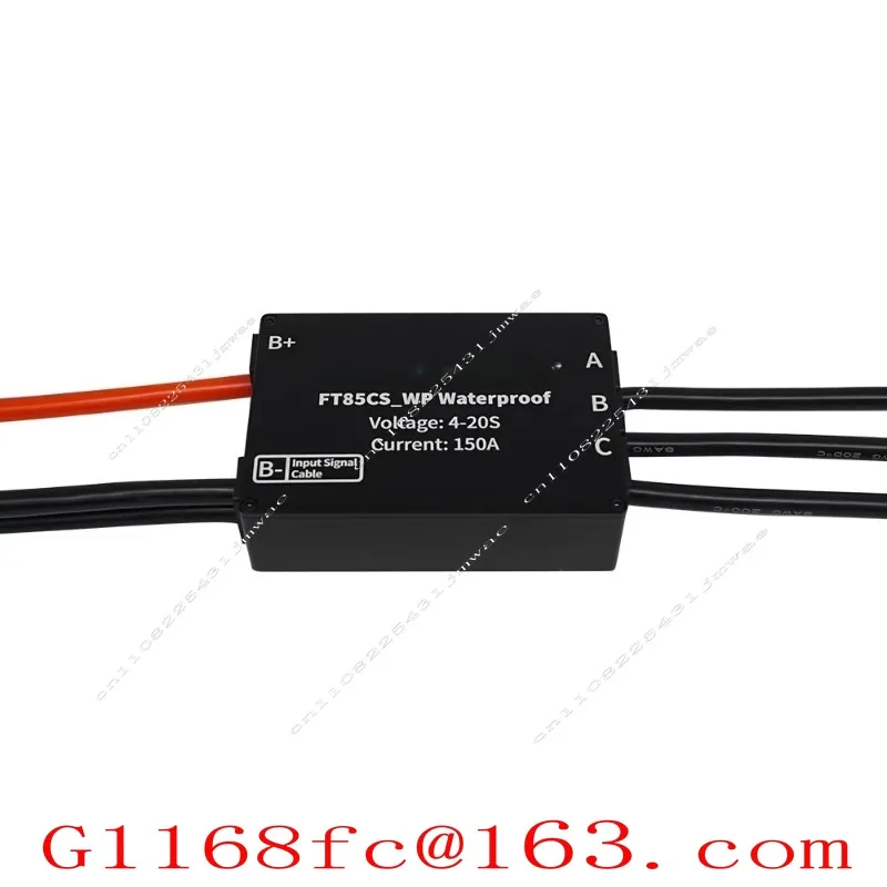Suitable for VESC IP68 Waterproof FT85CS 85V 150A with Aluminum Housing for Electric Motorcycle Robot Efoil