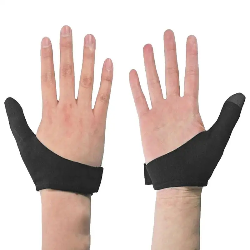 Bowling Thumb Covers Elastic Bowling Thumb Saver Adjustable and anti-wear Thumb Stabilizer Bowling Glove for hand protection