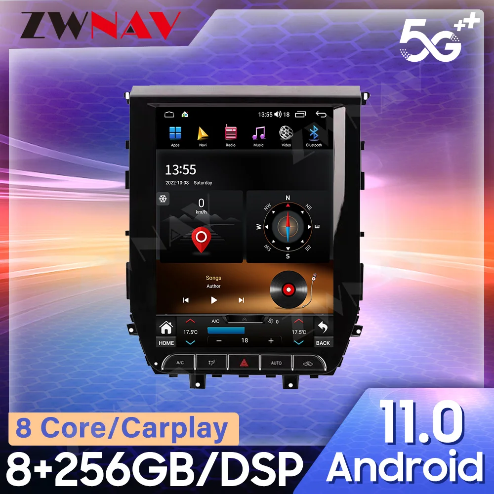 Car Radio For Toyota Land Cruiser 2016-2020 Android Car GPS Navigation Multimedia Player Car Radio Player Head Unit Player