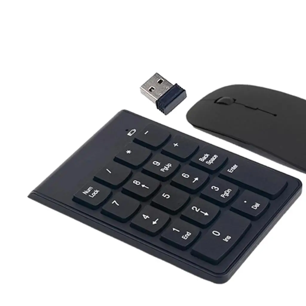 Wireless Number Pad Lightweight Number Keypad for Notebook Home Office