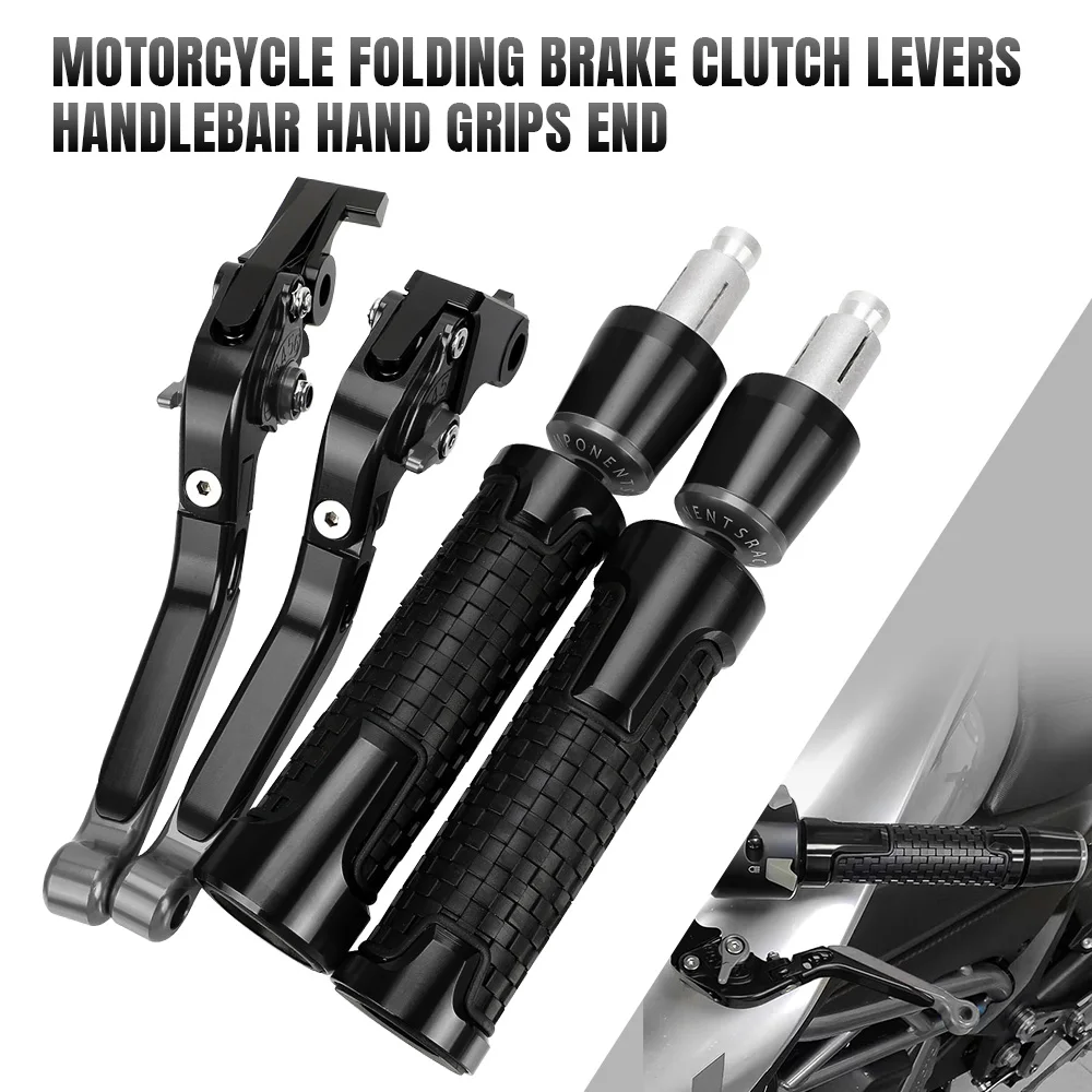 

Motorcycle Brake Clutch Levers Handlebar Handle bar Hand Grips ends For HONDA NC750S/X 2016 2017 2018 2019