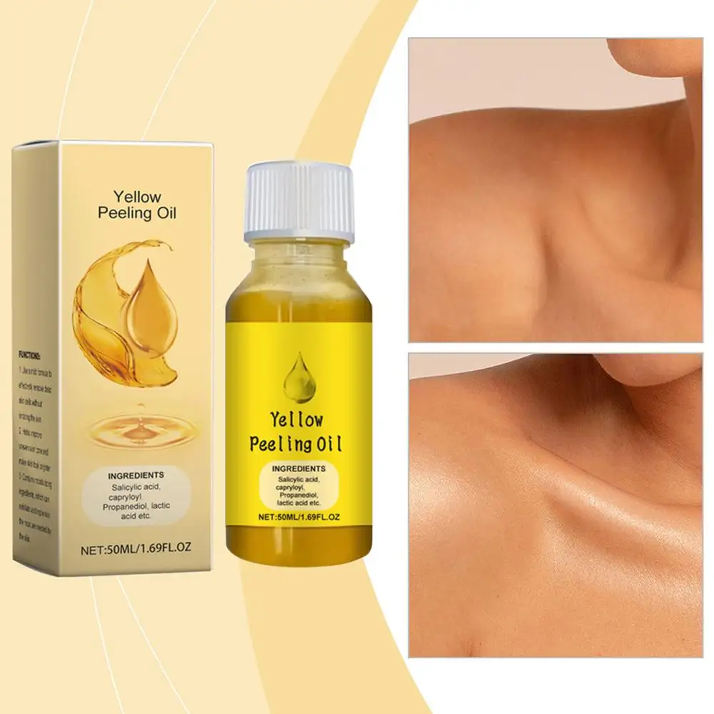 Yellow Peeling Oil Dark Skin Bleaching Remove Arm Knee Exfoliating Legs Scrub Ski Body Tone Even And Skin W Y2Z8