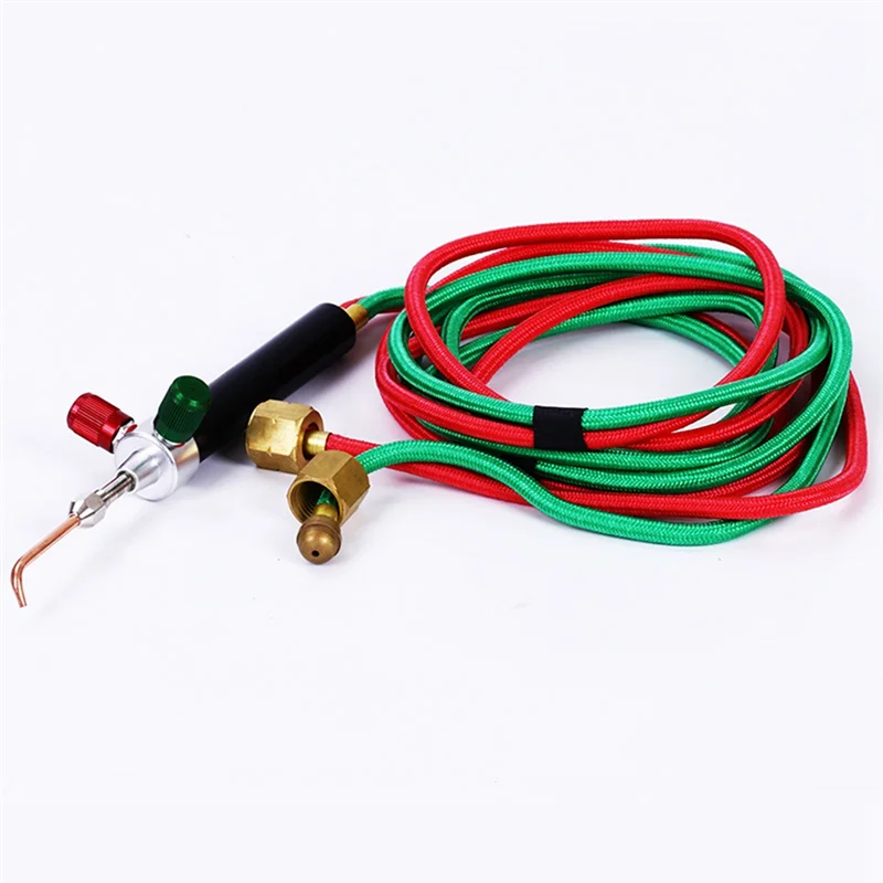 

B97A-Compact Upgraded Little Smith Gas Torch With Oxygen Gas Connetor - Includes 5 Tips For Precise Jewelry Welding And Solderin