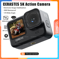 CERASTES V11 5K 4K60FPS WiFi Anti-shake Action Camera Go With Remote Control Screen Waterproof Sport Camera pro drive recorder