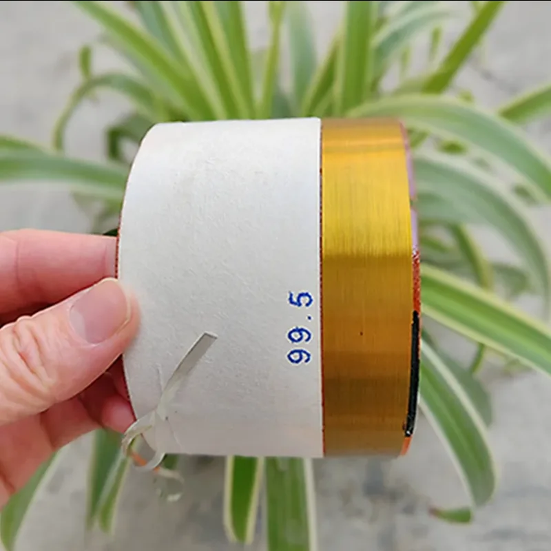 1PCS 99.5mm Aluminium Wire Woofer Speaker Voice Coil 8Ohm Glass Fiber Skeleton Bass Coil Repair Woofer Accessories Diy