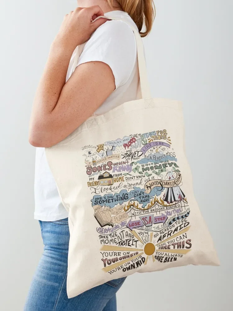 

You're On Your Own, Kid (Colorized) Tote Bag custom canvas bag large tote bag for beach shopper bags