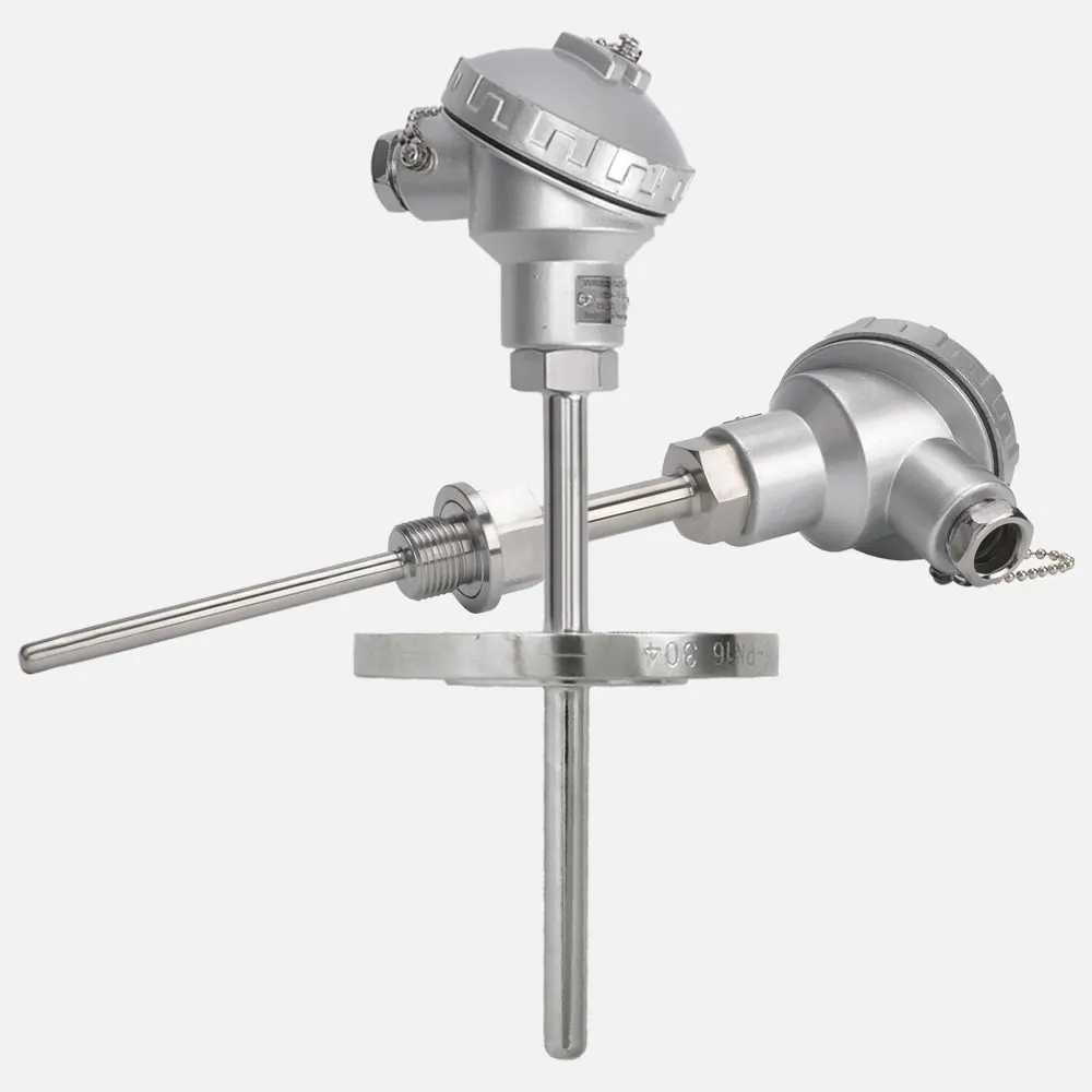 

Intelligent Armoured 4-20ma Temperature Detector100,CU50 Thermocouple RTD Temperature Transmitter