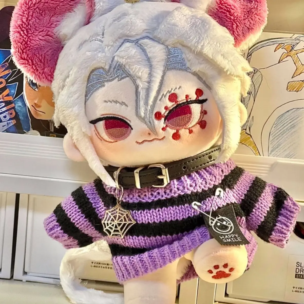 Uzui Tengen أنيمي محشوة وسائد كرتونية ، تأثيري لطيف ، هدايا عيد الميلاد للأولاد والبنات ، 20 * ، جديد ،