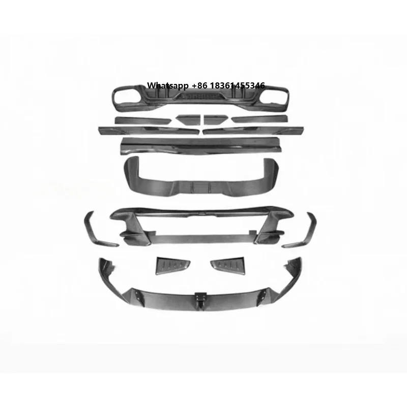 

For X7 Late LD Model Dry Carbon Fiber Parts Car Bumpers Conversion Kit Auto Accessories Durable Premium