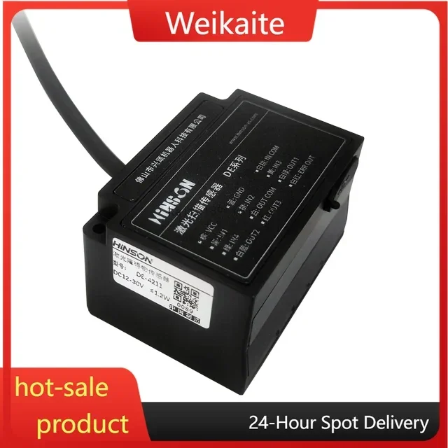 Hot Selling 2D 4-Point Line Laser Sensor Measure Distance Obstacle Avoidance Lidar Sensor for Position Angle Linear Measuring