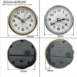 Hot Selling Spot in Foreign Trade M2188-65MM Embedded Clock Head Handicraft Clock Head Minimalist Clock Head Home Decor