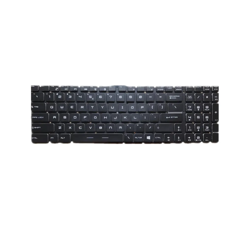 

Клавиатура для ноутбука MSI PE60 2QE-044XCN 6QE-238XCN 6QE-491XCN PE70 2QE-049XCN черная версия США и США