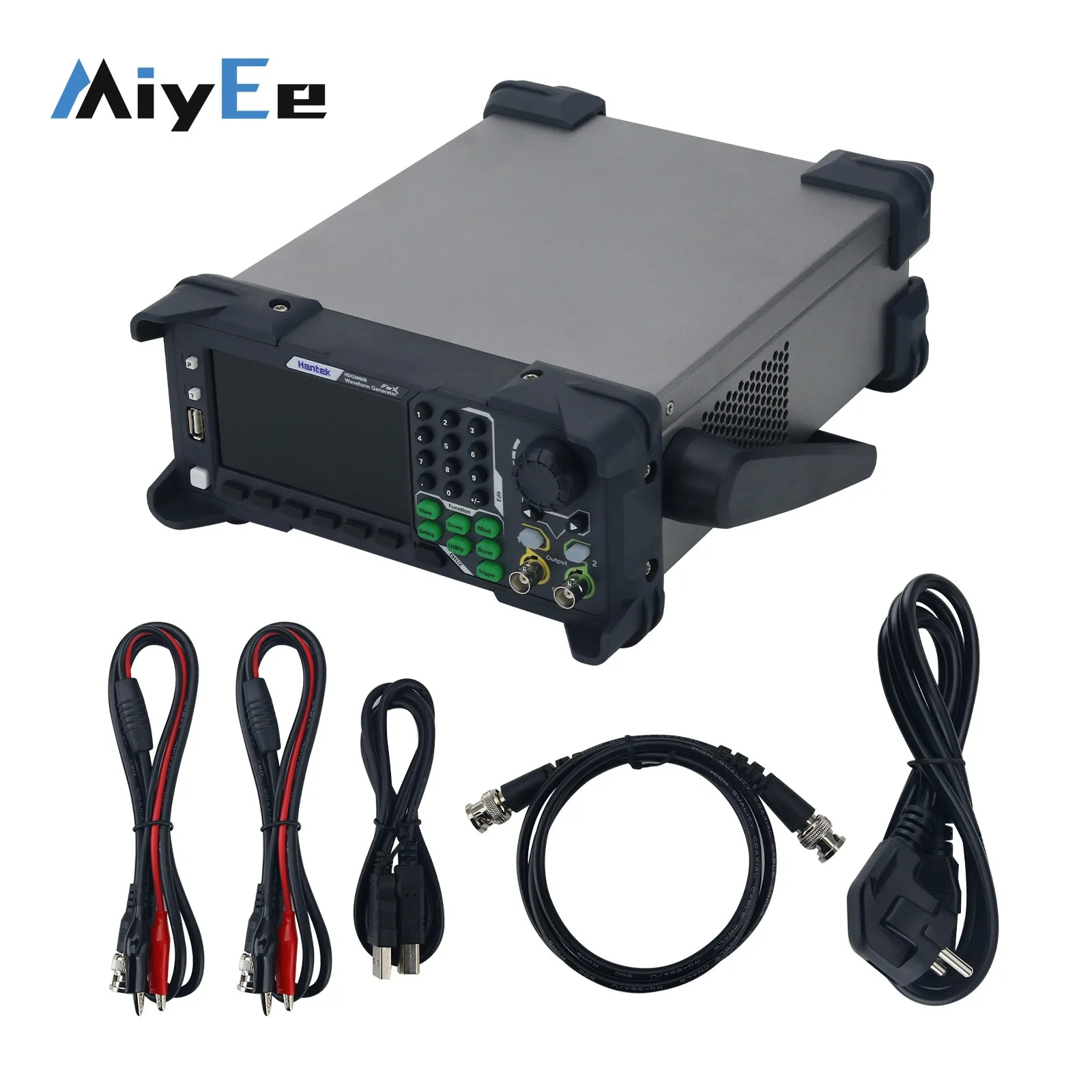 Hantek HDG3102B 2-Channel 5 In 1 Arbitrary Waveform Generator Frequency Meter 4.3-inch TFT LCD Screen