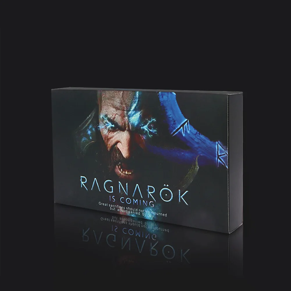 6PCS Kratos Blade of Chaos with Leviathan Gift Box Set God of War: Ragnarok Game Peripherals Double Blade Weapon Katana Models