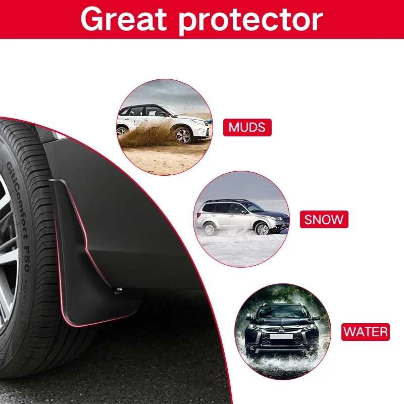 Mud Flaps For Jimny Suzuki 2005-2018 Splash Guards Fender MudFlaps Front Rear Mudguards Car Accessories