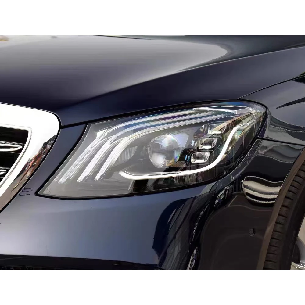 

Car Front Headlight Lens Cover For Mercedes-Benz S-class W222 2018-2020 Left/Right Side Transparent Shell Replacement Lens Cover